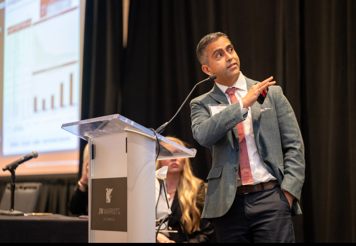 Speaker presenting at ENT Innovation Connection