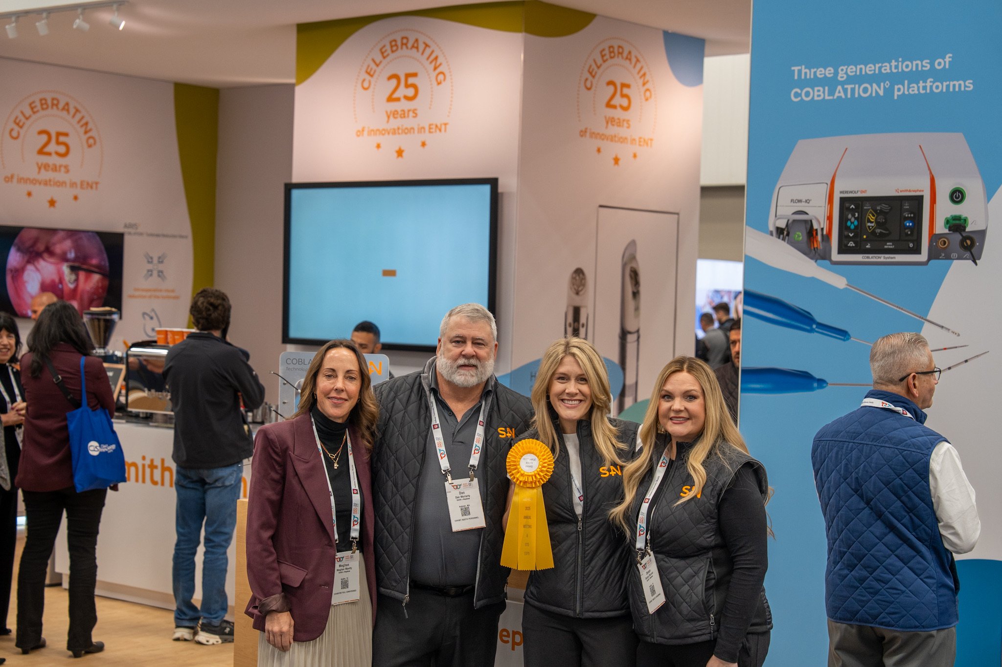 Smith and Nephew booth winner