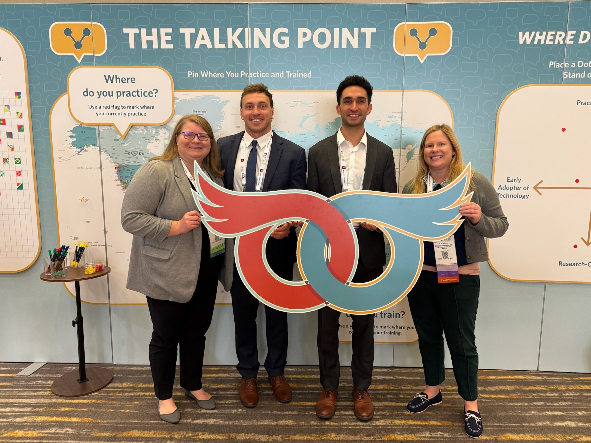 Attendees Holding prop logo