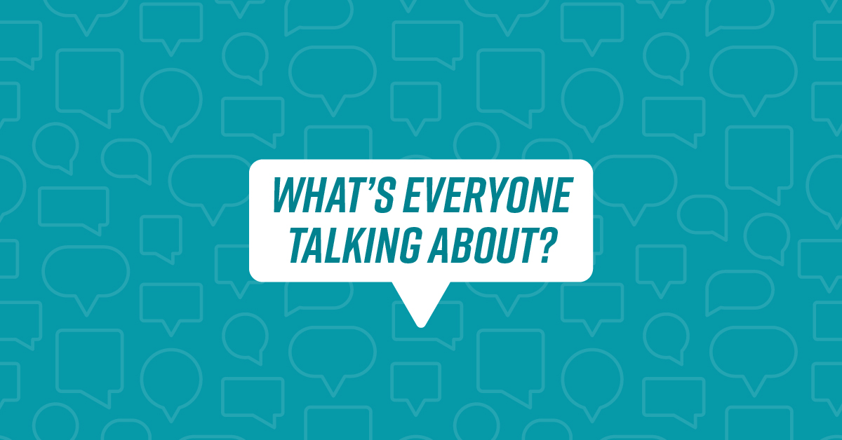 Conversation bubble with 